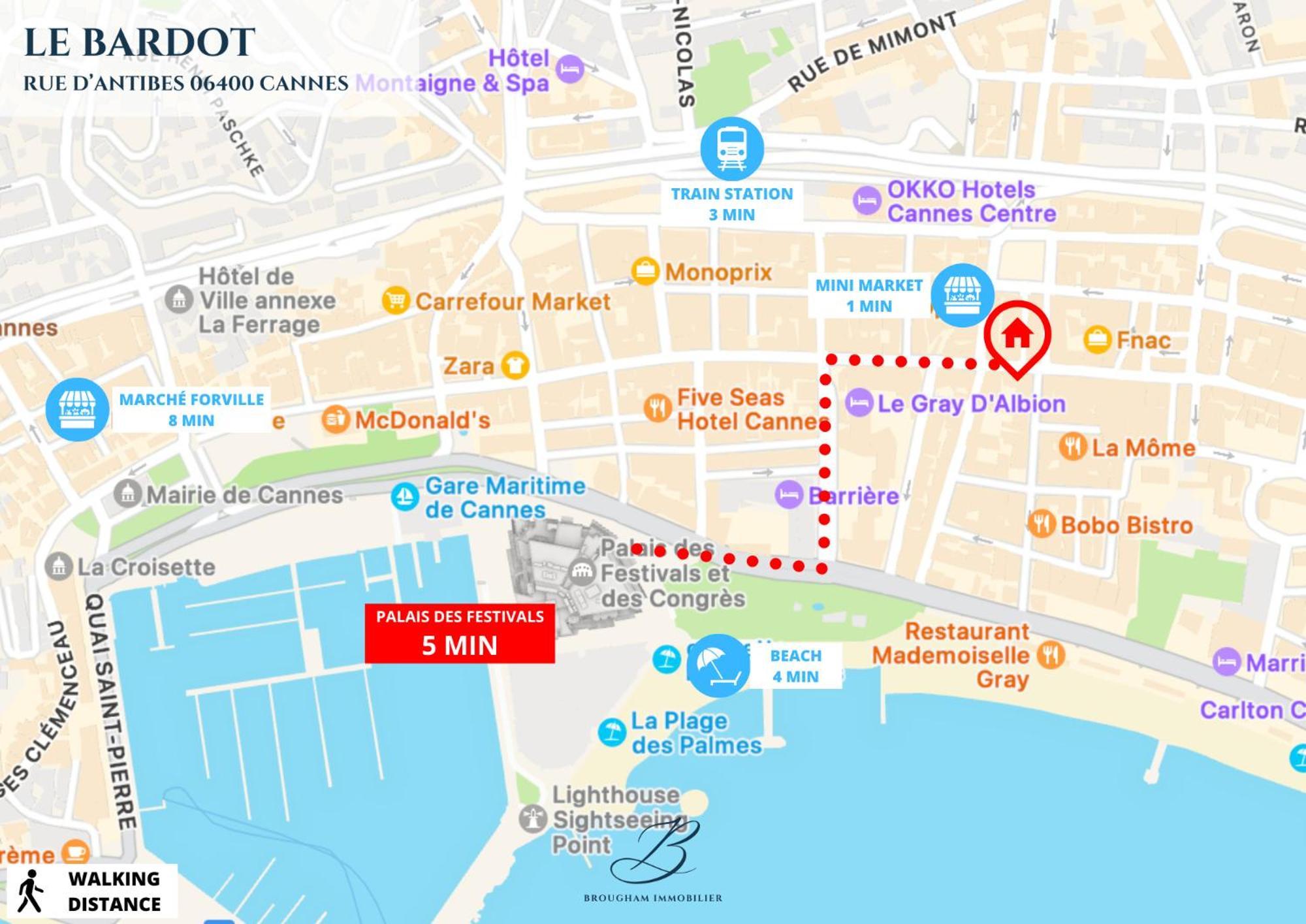Le Bardot - Magnifique T2 - Rue D'antibes - Clim Apartamento *